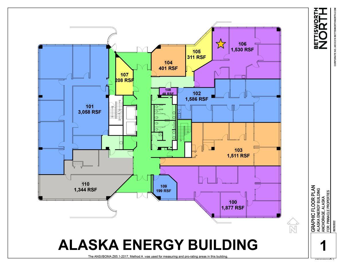 106, Office A Floor Plan
